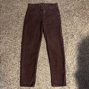 American Eagle Chocolate Stretch Pants